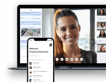 Pre-made engine with video and audio calls on board