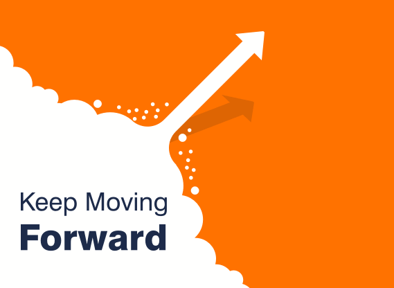 keep moving forward