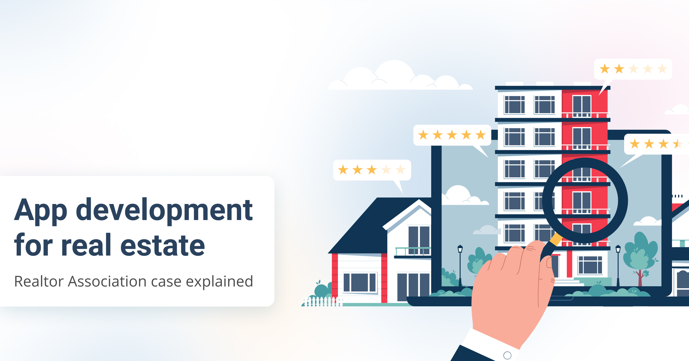 Innovative app development approach for real estate agents: Realtor Association case explained.