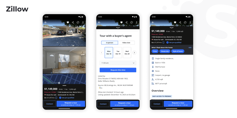 Zillow app development cost
