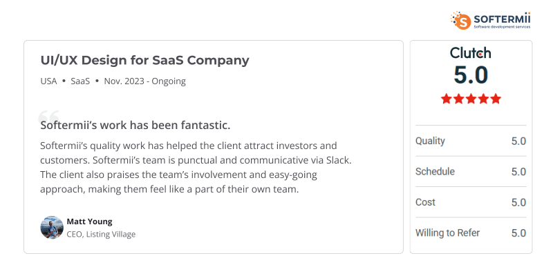 Softermii Cluth feedback