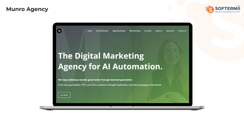 Munro Agency custom CMS