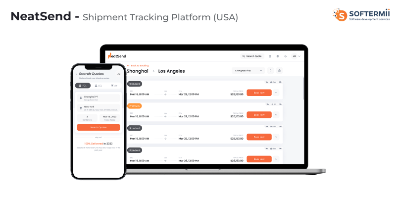 NeatSend web application