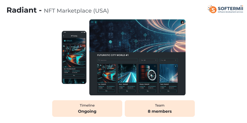 Radiant web application