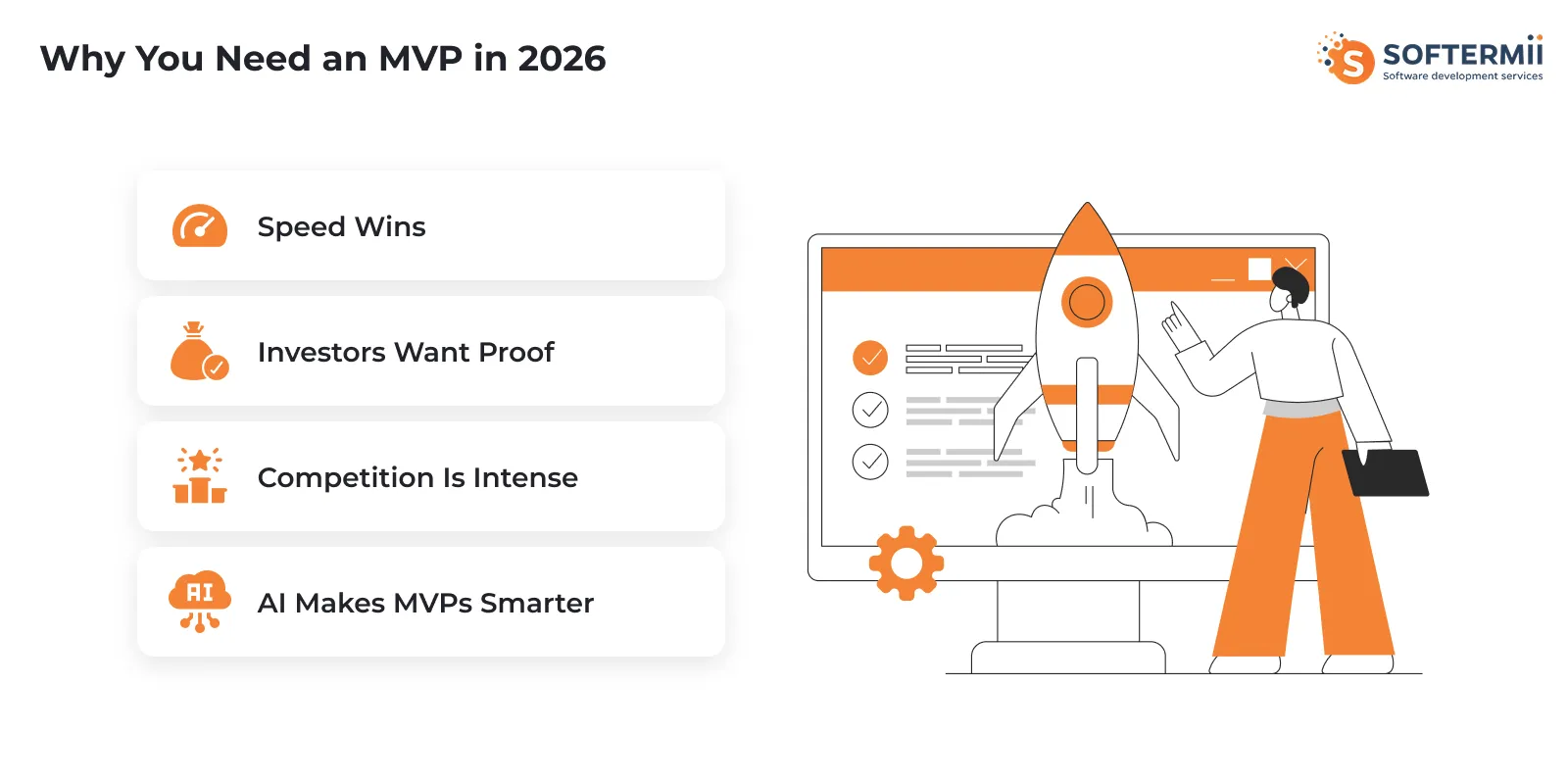 MVP Development Guide 2026: Process, Costs & Real Examples | Softermii